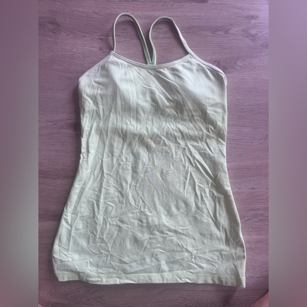 Lululemon Athletica light lime green / yellow Tank Top